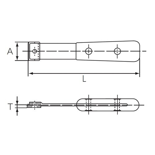 セラミックスクレーパーショート 刃幅18mm