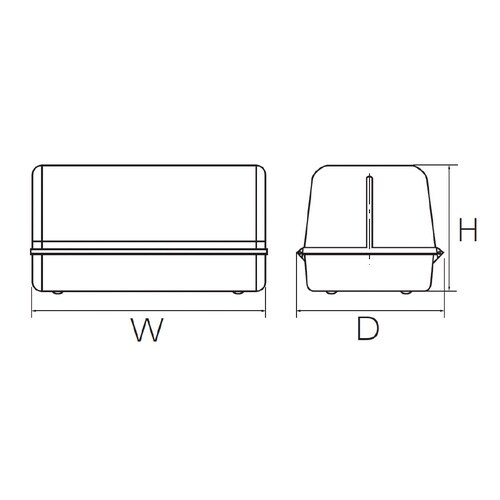 両開プラハードケース 445×280×250mm