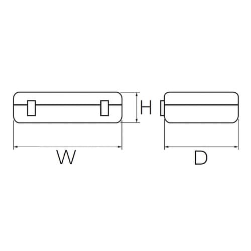 片開メタルケース 275×150×50mm