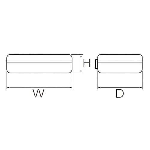 片開メタルケース 275×150×35mm