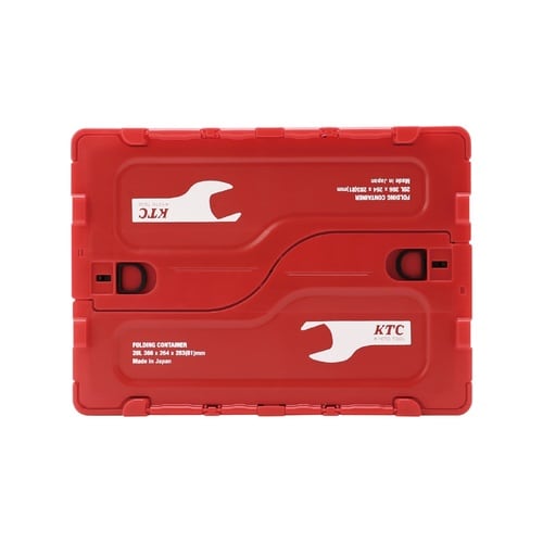 KTC折り畳みコンテナ 20L レッド