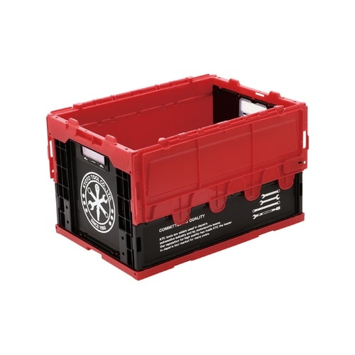 KTC折り畳みコンテナ 50L レッド