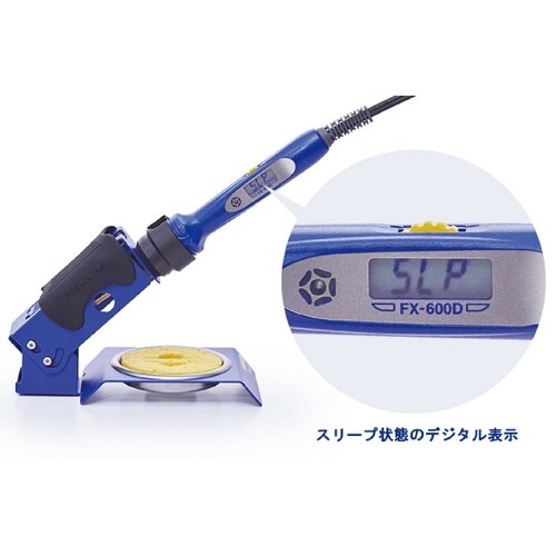 デジタル式はんだこて 平型プラグ B型こて先付