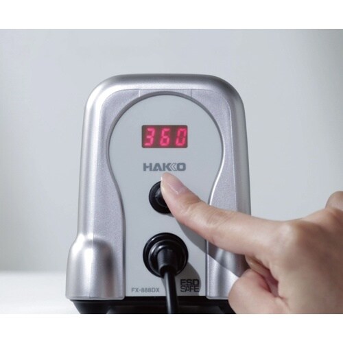 小型温調式ステーションはんだこて ブルー&イエロー