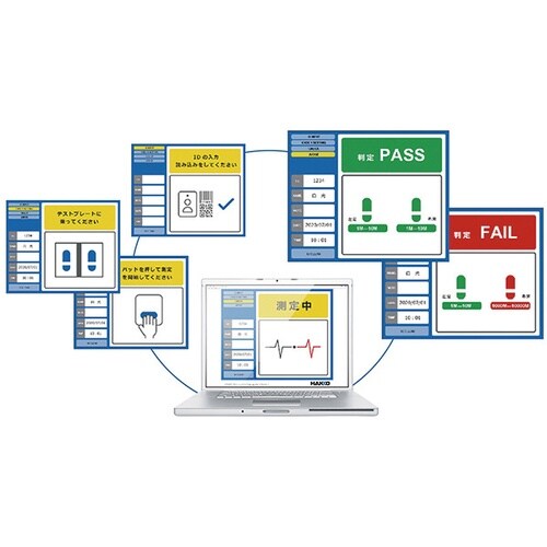 フットウェアテスター 100V 平型プラグ