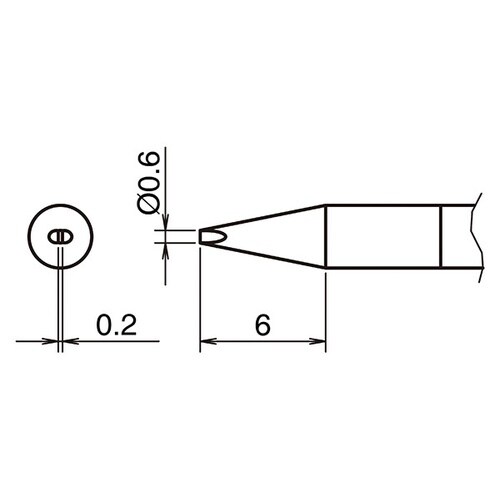 こて先 0.6D型 FX−9703/FX−9704