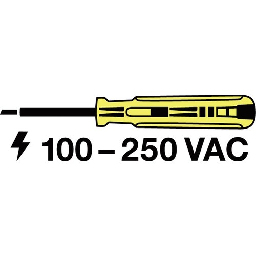 LED検電ドライバー 0.5X2.5mm