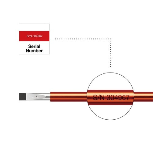 LED検電ドライバー 0.5X3.5mm
