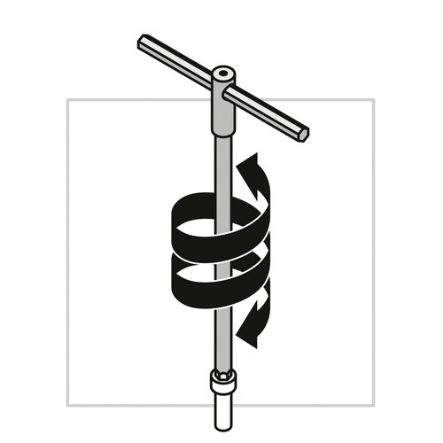 スライド式T型六角レンチ 2.5mm