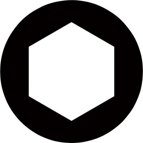 クロスハンドル六角棒ドライバー2mm