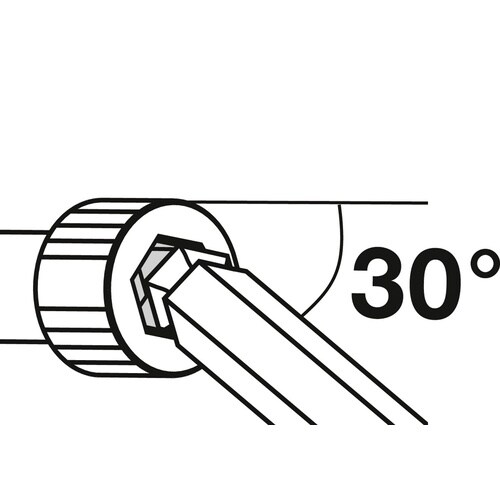 ボール付六角棒レンチL型 1.27mm