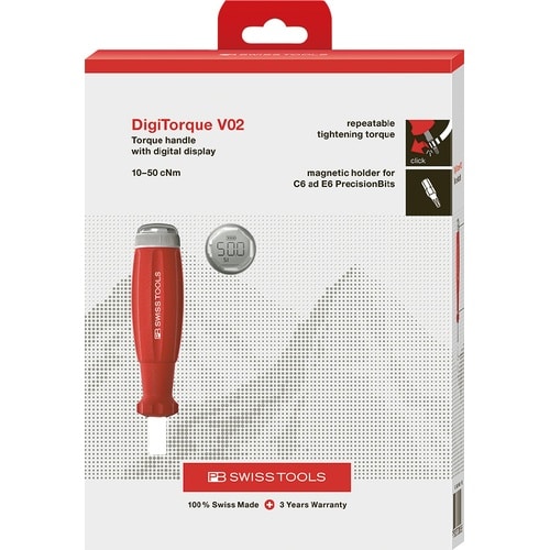 デジタルトルクドライバーハンドル 10−50cNm