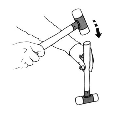 ヒッコリー製ハンマー柄 全長265mm