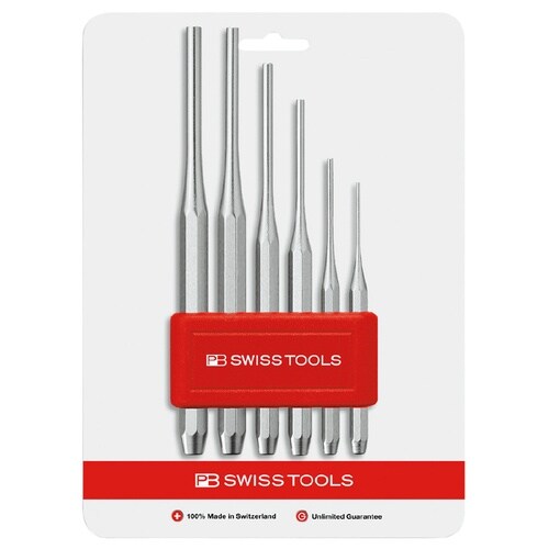 6本組 平行ピンポンチセット 八角胴タイプ