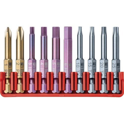 10本組 段付きビットセット ビットホルダー付