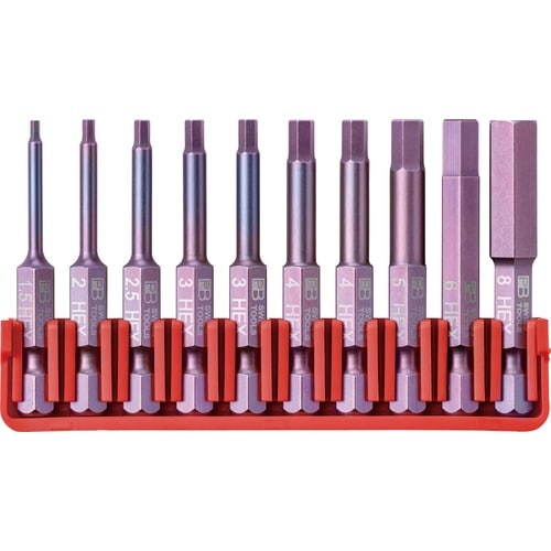 10本組 段付き 六角ビットセット