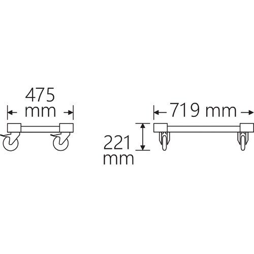 ツールボックス93−TOP−BOX用シャーシ