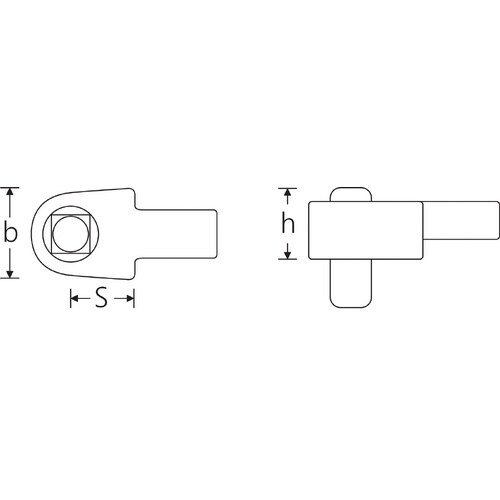 14×18mm 3/4SQ トルクレンチ差替ヘッド