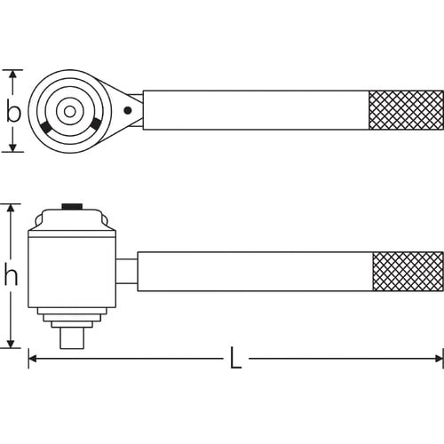 1/2×3/4SQ マルチパワー全長215mm