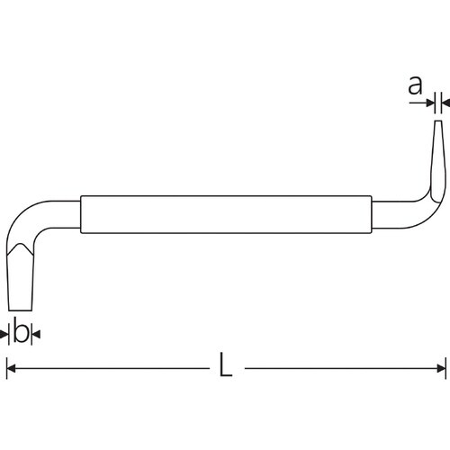 オフセット マイナスドライバー 厚1.0×幅5.5