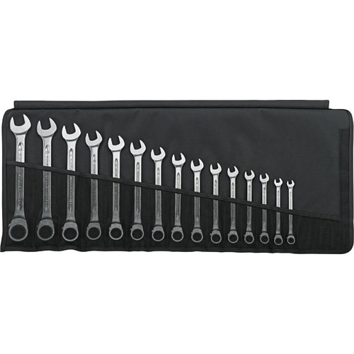 15点組 ラチェットコンビネーションレンチセット