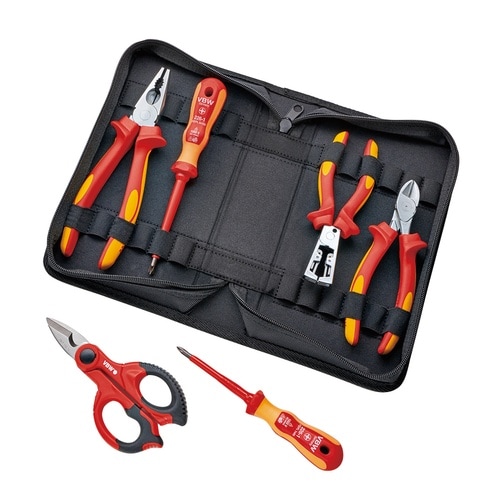 6点 絶縁ツールセット 収納ポーチ付