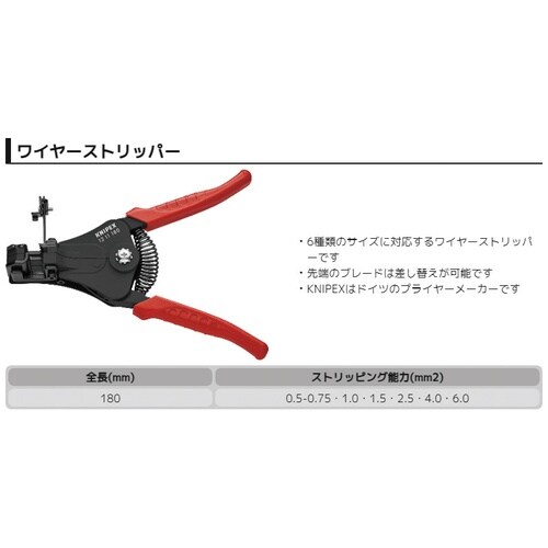 ワイヤーストリッパー 180mm