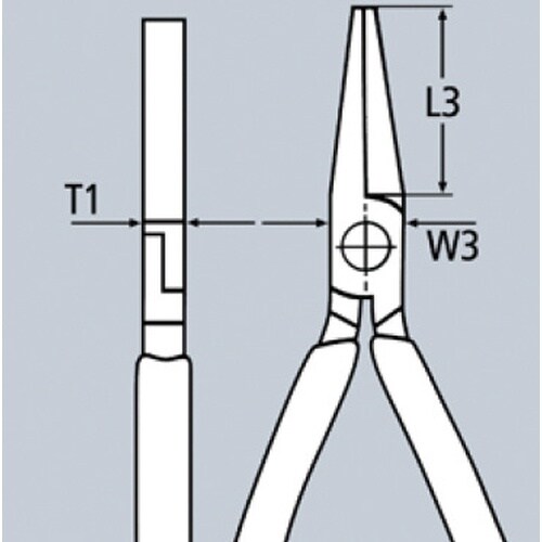 平ペンチ140mm コンフォートハンドル