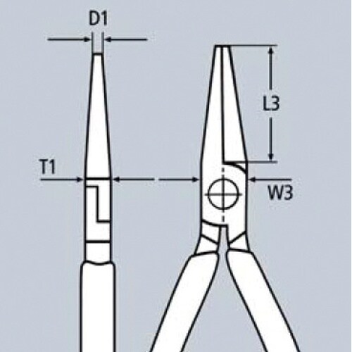 丸ペンチ140mm コンフォートハンドル