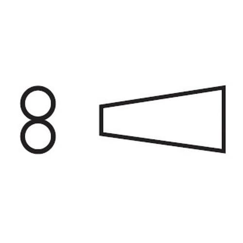 丸ロングノーズプライヤー 160mm プラスチック