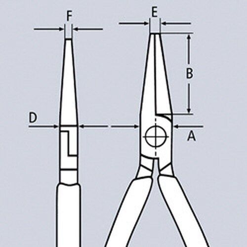 時計細工用アジャスティングプライヤー 125mm