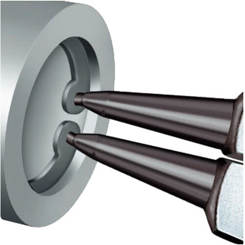 穴用スナップリングプライヤー 直 φ19−60