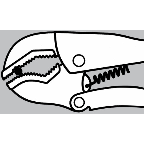 穴用スナップリングプライヤー 直 φ85−140