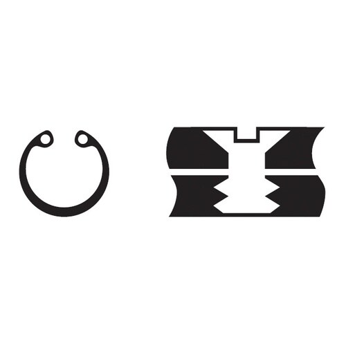 穴用精密スナップリングプライヤー 直 φ8−13