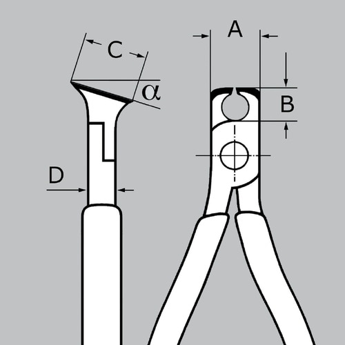 エンドカッティングニッパー 120mm