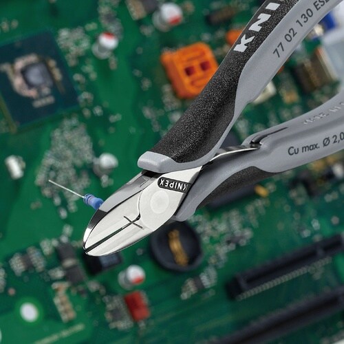 ESD ニッパー ラウンドヘッド 130mm