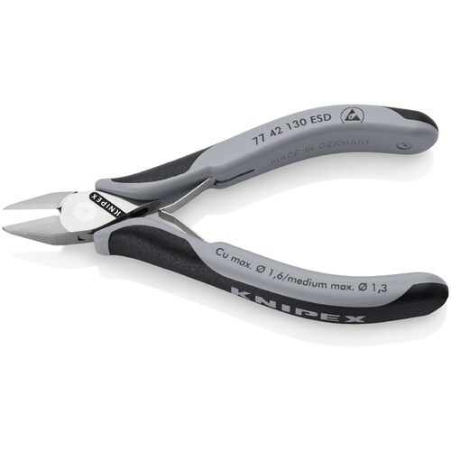 ESD ニッパー テーパーヘッド 130mm
