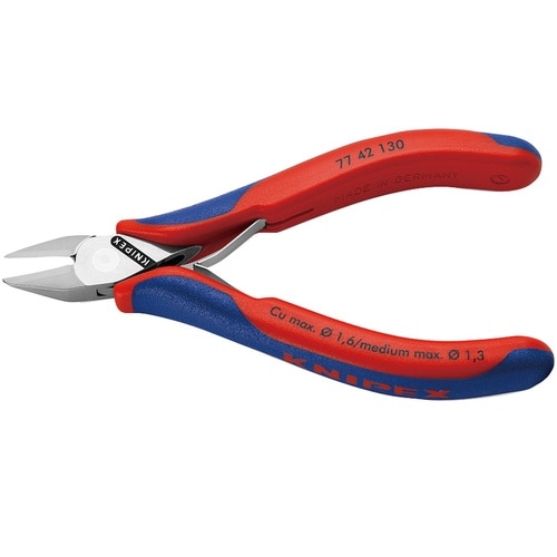 エレクトロニクスニッパー 130mm コンフォート