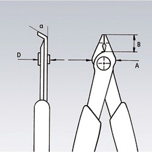 スーパーニッパー 60゜ 125mm コンフォート