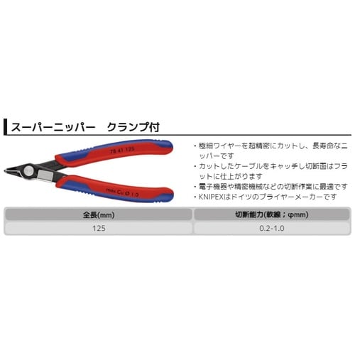 スーパーニッパー 125mm コンフォート