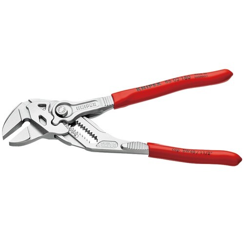 プライヤーレンチ 180mm プラスチック クロム