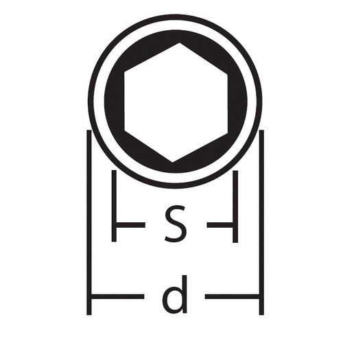 1000V3/8差込 絶縁ソケット 13mm