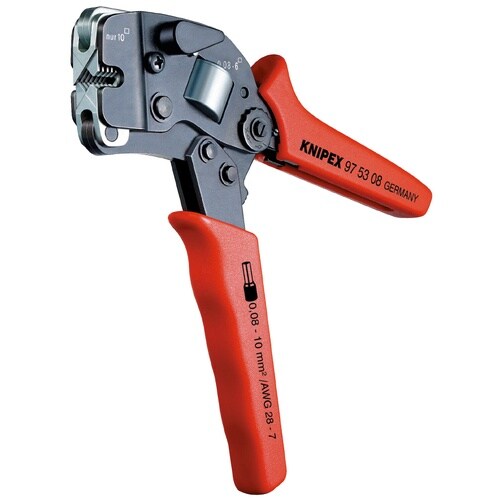 ワイヤエンドスリーブ圧着ペンチ0.08−10.0