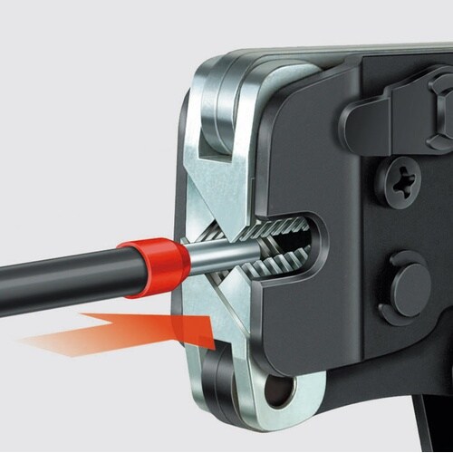 ワイヤエンドスリーブ圧着ペンチ0.08−10+16