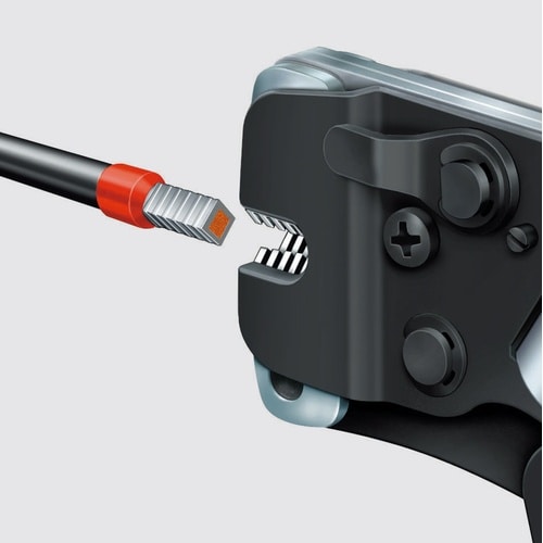 ワイヤエンドスリーブ圧着ペンチ0.08−10+16