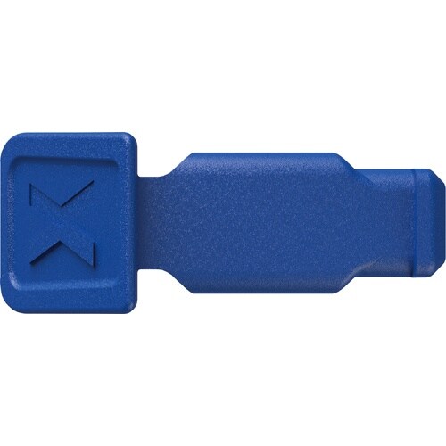 10個 カラーコードクリップ ブルー