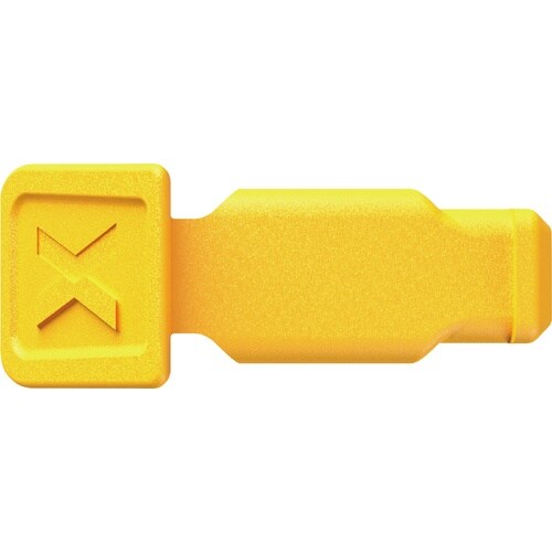 10個 カラーコードクリップ イエロー