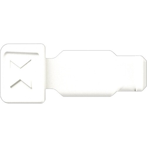 10個 カラーコードクリップ ホワイト