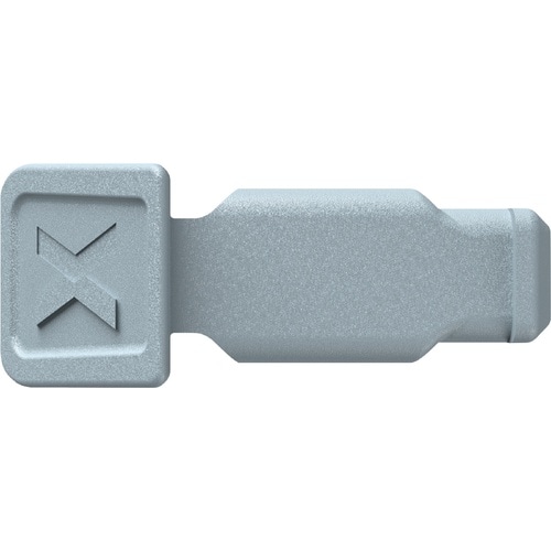 10個 カラーコードクリップ グレー