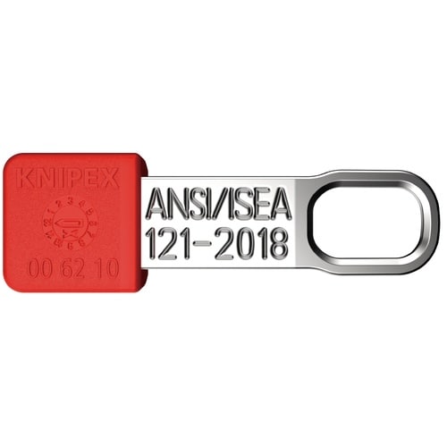 10個 テザーツールクリップ レッド